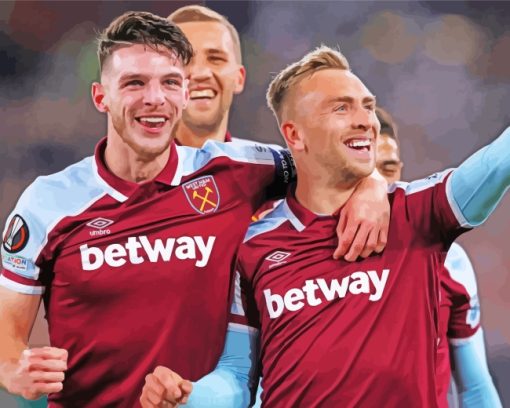 West Ham Players Paint By Numbers