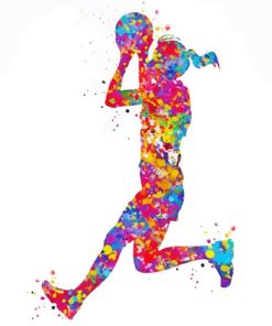 Aesthetic Netball Girl Paint By Numbers