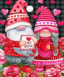 Romantic Gnomes Paint By Numbers