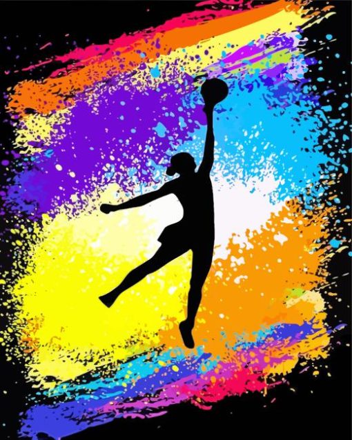 Netball Girl Paint By Numbers