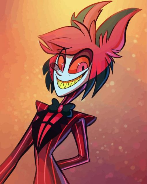 Alastor Hazbin Hotel Character Paint By Numbers