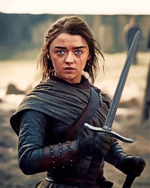 Arya Stark Paint By Numbers