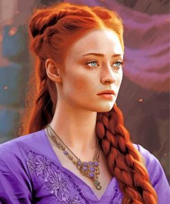 Beautiful Sansa Stark Paint By Numbers