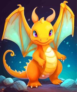 Dragonite Paint By Numbers