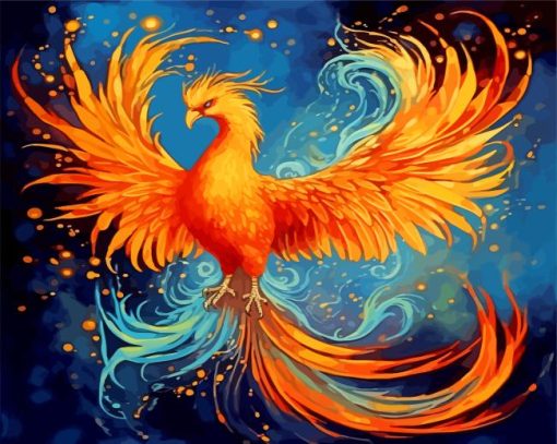 Fawkes Harry Potter Paint By Numbers