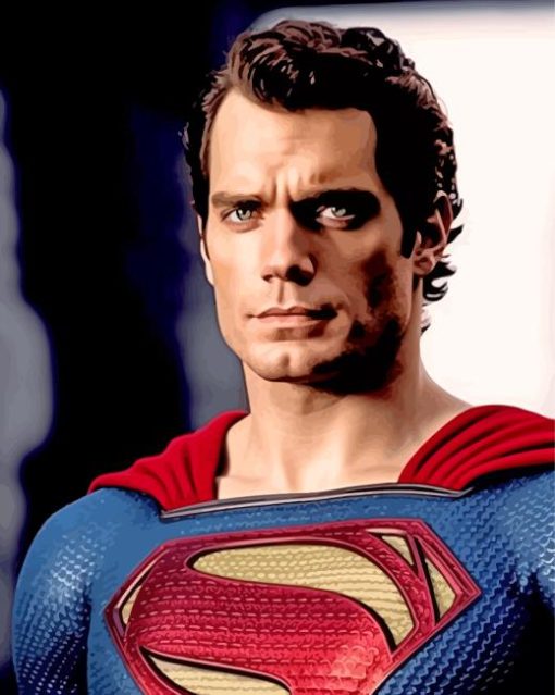 Henry Cavill Paint By Numbers