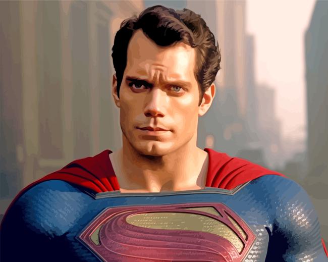 Superman Movie Paint By Numbers