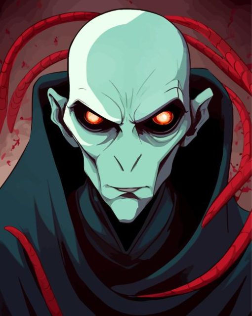 Lord Voldemort Illustration Paint By Numbers
