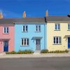 Newquay Colorful Houses Paint By Numbers