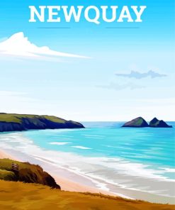 Newquay Poster Paint By Numbers