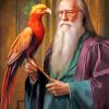 Albus Dumbledore And Fawkes Paint By Numbers