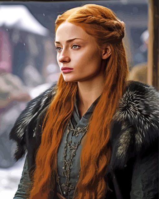 Sansa Stark Game of Thrones Paint By Numbers