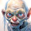 Smeagol Art Paint By Numbers