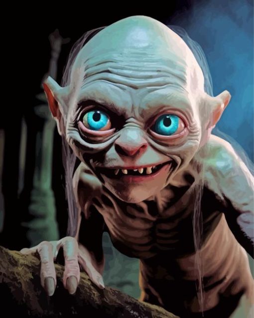 Smeagol The lord Of The Rings Paint By Numbers