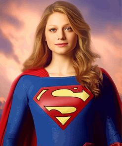 Supergirl Poster Paint By Numbers