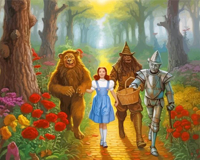 The Wizard Of Oz Paint By Numbers