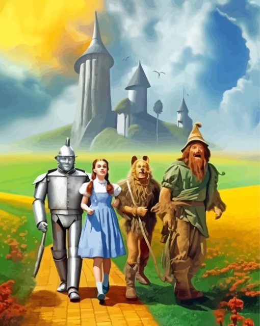 The Wizard Of OZ Poster Paint By Numbers