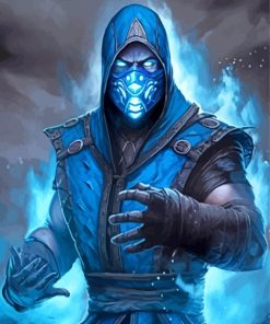 Warrior Sub Zero Paint By Numbers