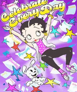 Betty Boop Celebration Paint By Numbers