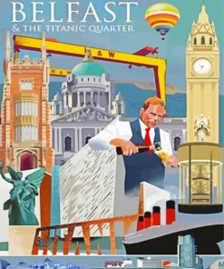 Belfast Poster Paint By Numbers