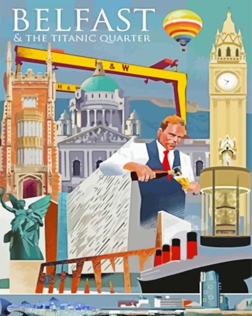Belfast Poster Paint By Numbers