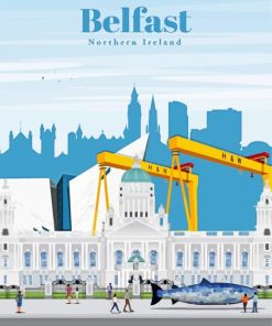 Belfast Poster Paint By Numbers