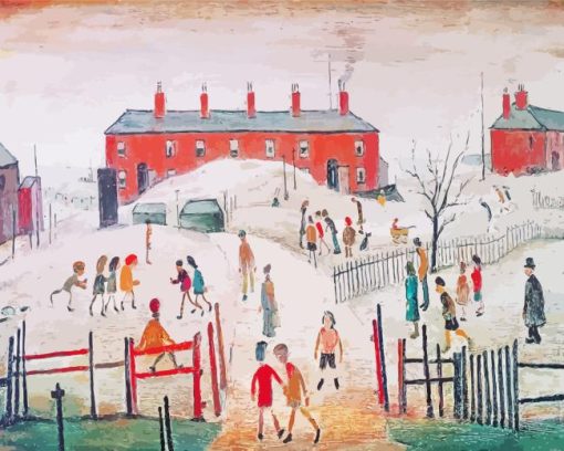 Childrens Playground L S Lowry Paint By Numbers