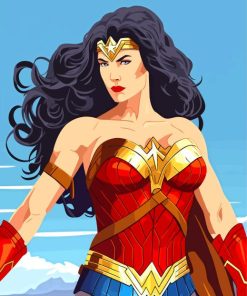 Wonder Woman Paint By Numbers