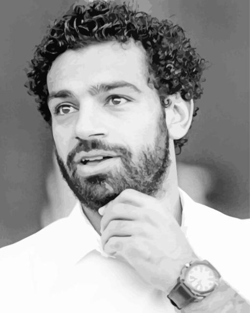 Footballer Mo Salah Paint By Numbers