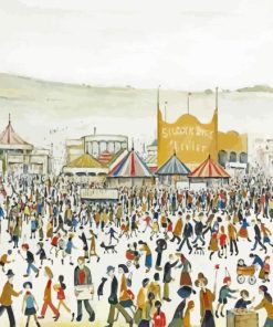 Fun Fair At Daisy Nook Paint By Numbers