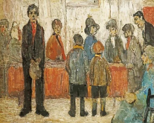 Doctors Waiting Room Lowry Paint By Numbers