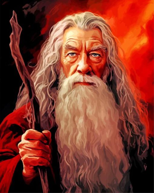 Gandalf Lord Of The Rings Paint By Numbers