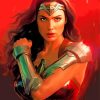 Wonder Woman Portrait Paint By Numbers