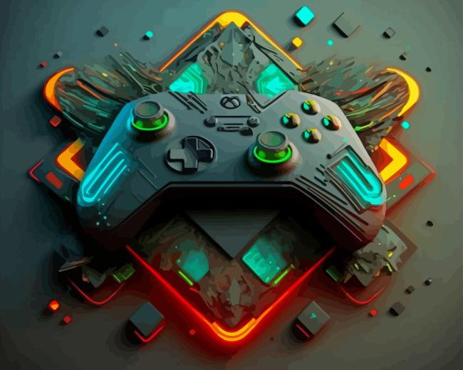 Xbox Controller Paint By Numbers