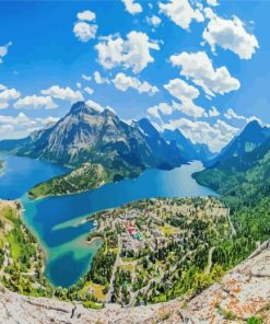 Waterton Park Poster Paint By Numbers