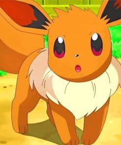 Aesthetic Eevee Pokemon Paint By Numbers