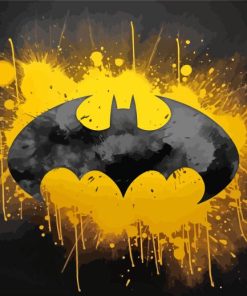 Batman Logo Paint By Numbers