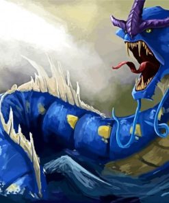 Gyarados Pokemon Paint By Numbers