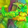 Pokemon Caterpie Paint By Numbers