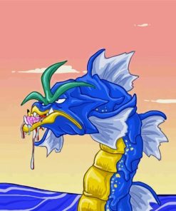 Pokemon Gyarados Paint By Numbers
