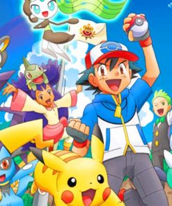 Pokemon Anime Series Paint By Numbers