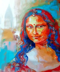 Indian Mona Lisa Paint By Numbers