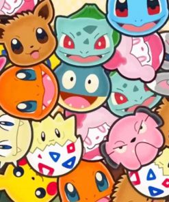 Pokemon Species Paint By Numbers