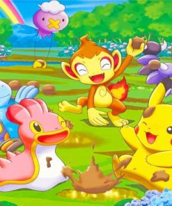 Pokemon Anime Characters Paint By Numbers