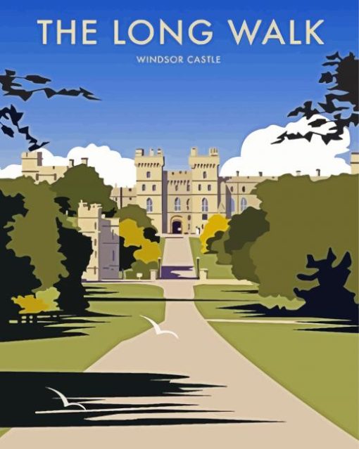 Windsor Long Walk Paint By Number