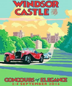 Windsor Castle Art Paint By Number