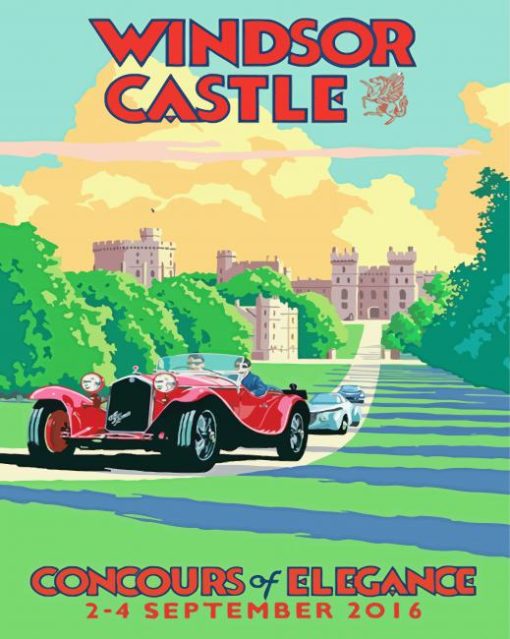 Windsor Castle Art Paint By Number