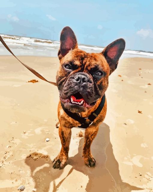 animal puppy custom paint by number