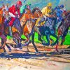 Horse Racing Paint By Number