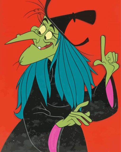 Wizard Of Oz Witch Paint By Number